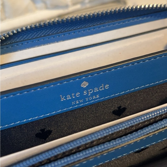 NWT Kate Spade Arctic Friends long zip wallet - Picture 6 of 7